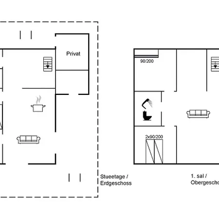 Casa vacanze Hunding - 2-5km From The Sea By Interhome Sønderby